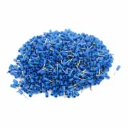 A● 1000 Pcs 22 AWG 0.5mm2 Insulated Cord End Wire Ferrules Terminal VE0506 Blue