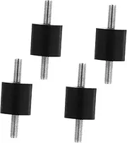 DINHEAROM 4Pcs Rubber Mounts Vibration Isolators for Shock Absorption and Noise Reduction Vibration Cushions for Motors Easy Installation Suitable for Various Applications