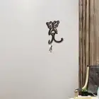Wall Hook Wall Mounted Key Hanger Rack Coat Hook for Balcony Kitchen Garden