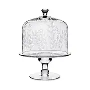 William Yeoward Crystal Fern Cake Stand & Dome