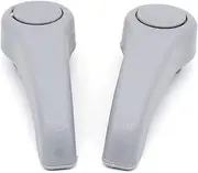 2X Seat Adjusting Lever Pull Right Left Handle Interior Hand Adjuster Tilt Adjustment Knob, for Renault, for Clio MK2, for Twingo MK1 Gray seat Recliner Handle