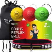 Boxing Reflex Ball 3 Levels Headband Reaction Agility Punching Speed Training