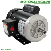 ALL-CARB 56 Frame 13.6/6.8A 1 HP Farm Duty Single Phase Motor 1750RPM 115V/230V