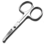 effenfine Nose Hair Scissors for Trimming - Safely Trim Nose and Ears