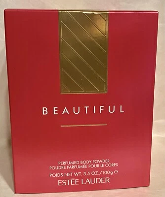ESTEE LAUDER Beautiful Perfumed Body Powder Full size 3.5 oz New in Box