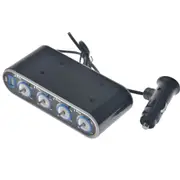 Only 1 4 Compartment USB Car Charger Lighter Adapter Distributor 12V 24V