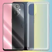 Durable Tempered Glass Screen Protector TPU Case f T-Mobile OnePlus Nord N20 5G