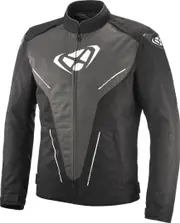 Ixon Prodigy Waterproof Motocycle Textile Jacket, black-grey, Size L for Men Black Grey