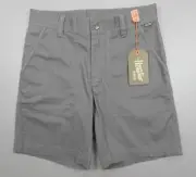 Howler Bros Clarksville Walk Shorts Gray Chino Outdoor Men's 7.5" Inseam Size 28