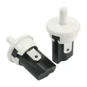 2Pack PBS-05 23mm Black Plastic NC Refrigerator Door Light Switch 250V 3A