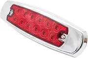 12v 12 Led Electroplate Side Marker Indicator Lights for Trucks Trailers Caravans Low Power Long Life
