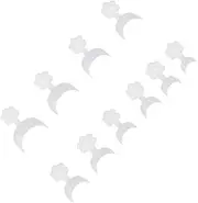 Healeved Nail Tips in Sizes Crescent Shape Abs Plastic Nail Art Wear Suitable for Art Decorations