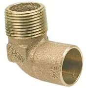 NIBCO 707-4 90° Elbow C x M - Cast Bronze (Box of 17)