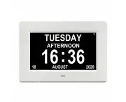 Clock with Day and Date for Elderly, Clocks for Seniors, Dementia Clock, Digital Calendar Clock Elderly