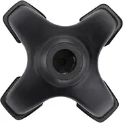 PENIKOKO Black Tips for Walking Sticks Durable Skid Replacement Feet for Hiking Poles Four Legged Design for Enhanced Stability Outdoor Activities