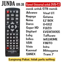 在飛比找蝦皮購物優惠-通用遙控器機頂盒 DVB-T2 所有品牌 JUNDA RM-