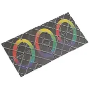 8 Panel 3 Ring Rubik Master Magic Folding Puzzle Toy Ghost Hand illusion