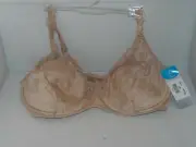 PLAYTEX LOVE MY CURVES LIFT BRA - SIZE 38DD - BEIGE - RETAILS@ $42.00(A-BRA-107)