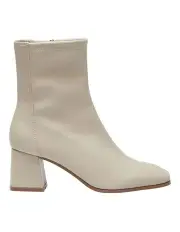 [Sandler] Hampton Heeled Boots in Nude Stretch