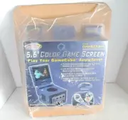 RARE, NOS, FACTORY SEALED, INTEC NINTENDO GAMECUBE 5.6 COLOR GAME SCREEN