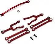 KANGYEBAIHUODIAN Metal Steering Link Rod and Chassis Link Rod Linkage Fit for Mini-Z Mini Z 4X4 1/18 RC Crawler Car Upgrade Parts
