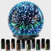 Alcyon Galaxy Diffuser + 10 Pure Essential Oil Set