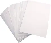 VILLFUL 50pcs A4 White Photo Paper Double-Sided Glossy Printer Paper 120g for High- Photo Printing