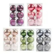 12 pcs Christmas Ornaments Tree Ornaments Hooks Included Hanging Easier