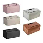 PU Leather Paper Towel Stand Tissues Dispenser Napkin Box Paper Towel Container