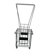 Tennis Ball Basket with Wheels Tennis Ball Retriever Pickleball Holder