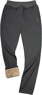 [Gihuo] Men's Winter Warm Fleece Pants Sherpa Fleece Lined Jogger Pants Sweatpants