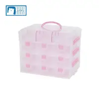在飛比找博客來優惠-【台灣佳斯捷】手創家四層抽屜式收納箱- 粉紅色