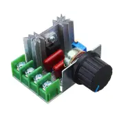 2000W Speed Controller SCR Voltage Regulator Dimming Dimmer Thermostat 220V 90-220V AC Adjustable Voltage for Electric F