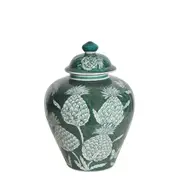Belle Thistle Porcelain Ginger Jar Small