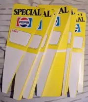 VINTAGE PEPSI COLA SPECIAL TAG PAPER SALE TAGS