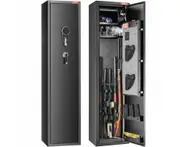 VEVOR Gun Safe Rifle Safe with Digital Keypad & Lock 5 Rifles Storage Cabinet