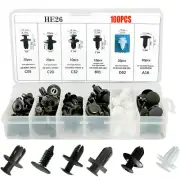 For Mazda Retainer Clips Bumper Rivet Retainer Trim Molding Push Pin Clips kit