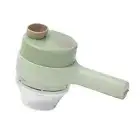 AU Kitchen Vegetable Slicer Cutter Electric Auto Fruits Garlic Masher Chopper (B