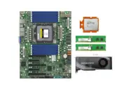 Supermicro H13SSL-N With RTX 4090 24GB GPU AMD EPYC ZEN4 9374F CPU 64GB DDR5 RAM