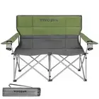 VIVOSUN Double Camping Chair, Folding Loveseat, Portable Oversized Duo Chair