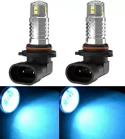 LED 20W 9006 Icy Blue 8000K Two Bulbs Head Light Low Beam Replacement Stock Show