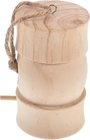 ibasenice Hanging Bird House for Garden Decoration Creative Hummingbird Feeder Craft Wooden Nesting Home for Wild Birds for Backyards and Outdoor Spaces