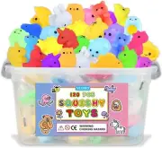 120PCS Mochi Squishy Toys for Kids and Adult, Squishies Squishy Toy Party Favor