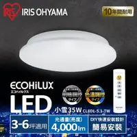 在飛比找森森購物網優惠-【日本IRIS】3-6坪 LED 遙控 調光調色 吸頂燈 天