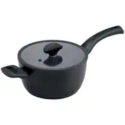 Essteele Per Salute 20cm Non-Stick Saucepan w/ Lid Cookware Pan Round Black