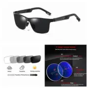 Multifocal Progressive Photochromic Men Metal Anti Slip Sun Reading Glass UV400
