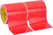 uxcell 4"x0.01" Bookbinding Tape, 22 Yard Total 2 Roll Cloth Bookbinding Repair Tape Book Binding Tape Self Adhesive for Repairing Old Books, Red