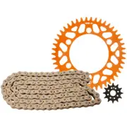 Tusk Gold Chain Sprocket Kit Set Orange 2152690148