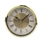 89mm Round Clock Insert with Roman Numeral Round Watch Insert Metal Movement