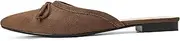 [OAKUMSAS] [Oakum] Women's Pointed Toe Mules Slip On Comfort Shoes, Bow Decoration for Added Style